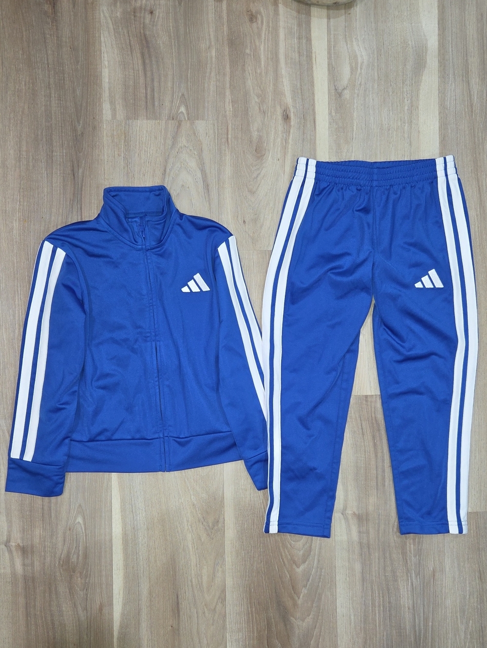 •Adidas• Little Boys Royal Blue Tracksuit